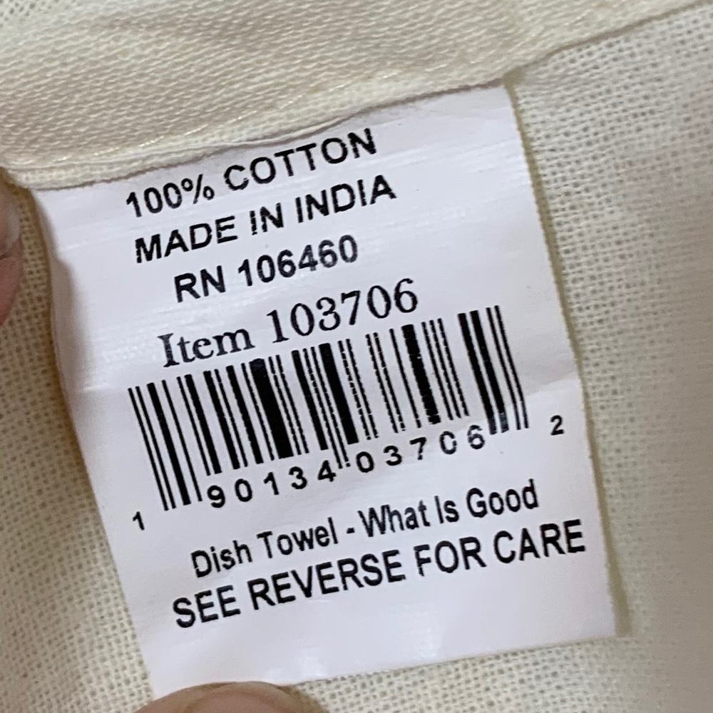 Primitives by KATHY Tea Towel Embrace What is Good - Picture 4 of 6